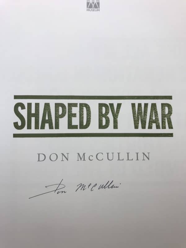 don mccullin shaped by war signed first edition2