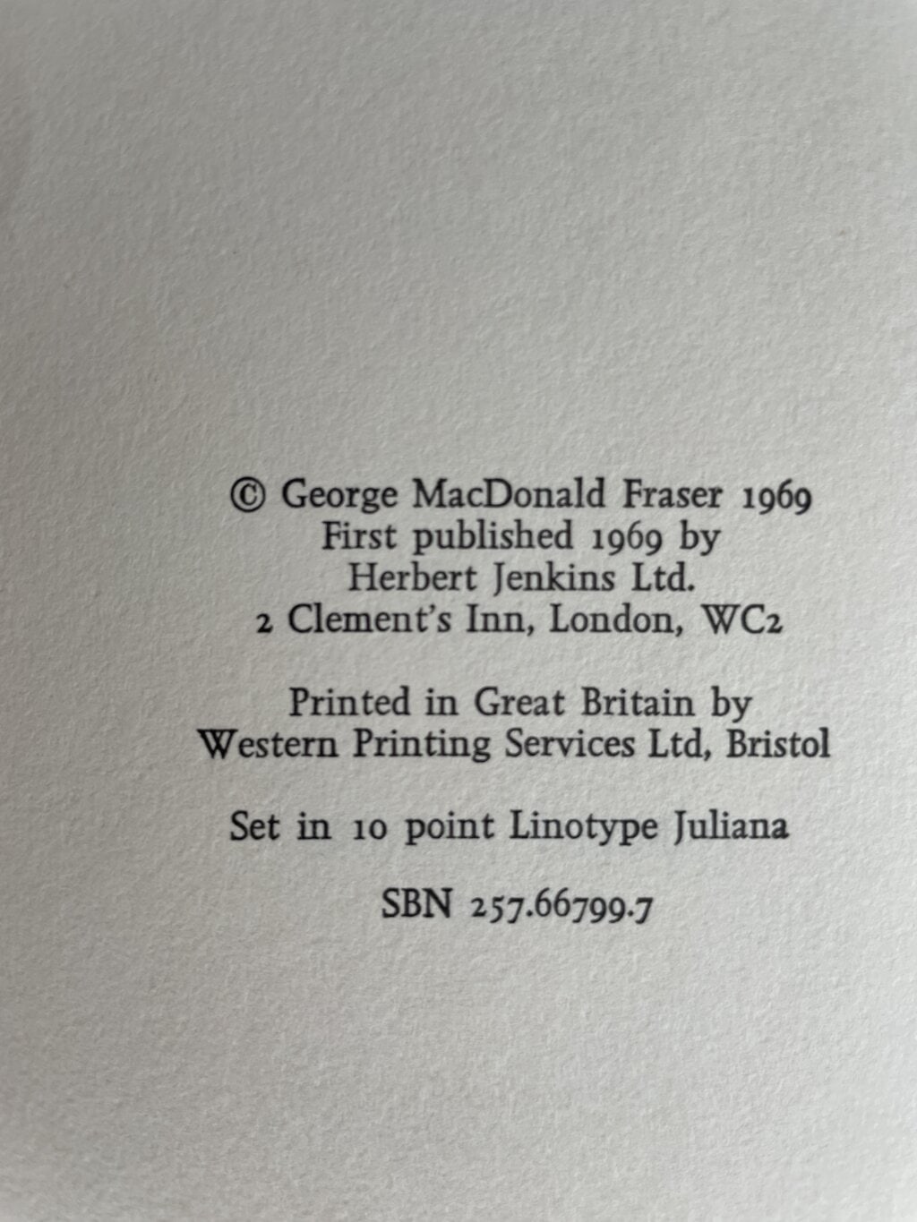 george macdonald fraser flashman first edition2