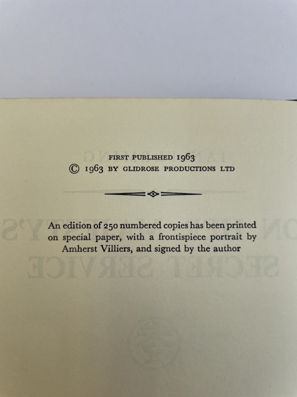 ian fleming ohmss first edi2