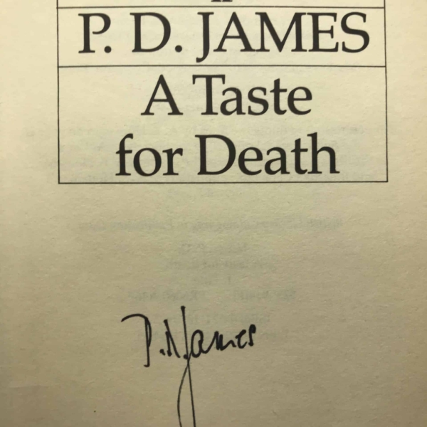 pd james a taste for death signed first edition2