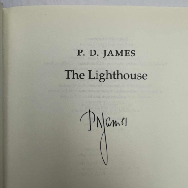 pd james the lighthouse signed first2