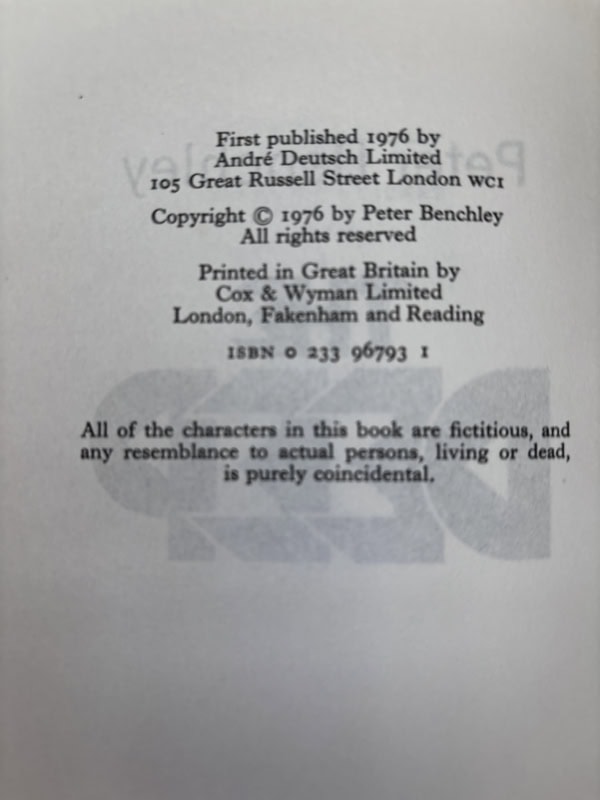 peter benchley the deep first ed2