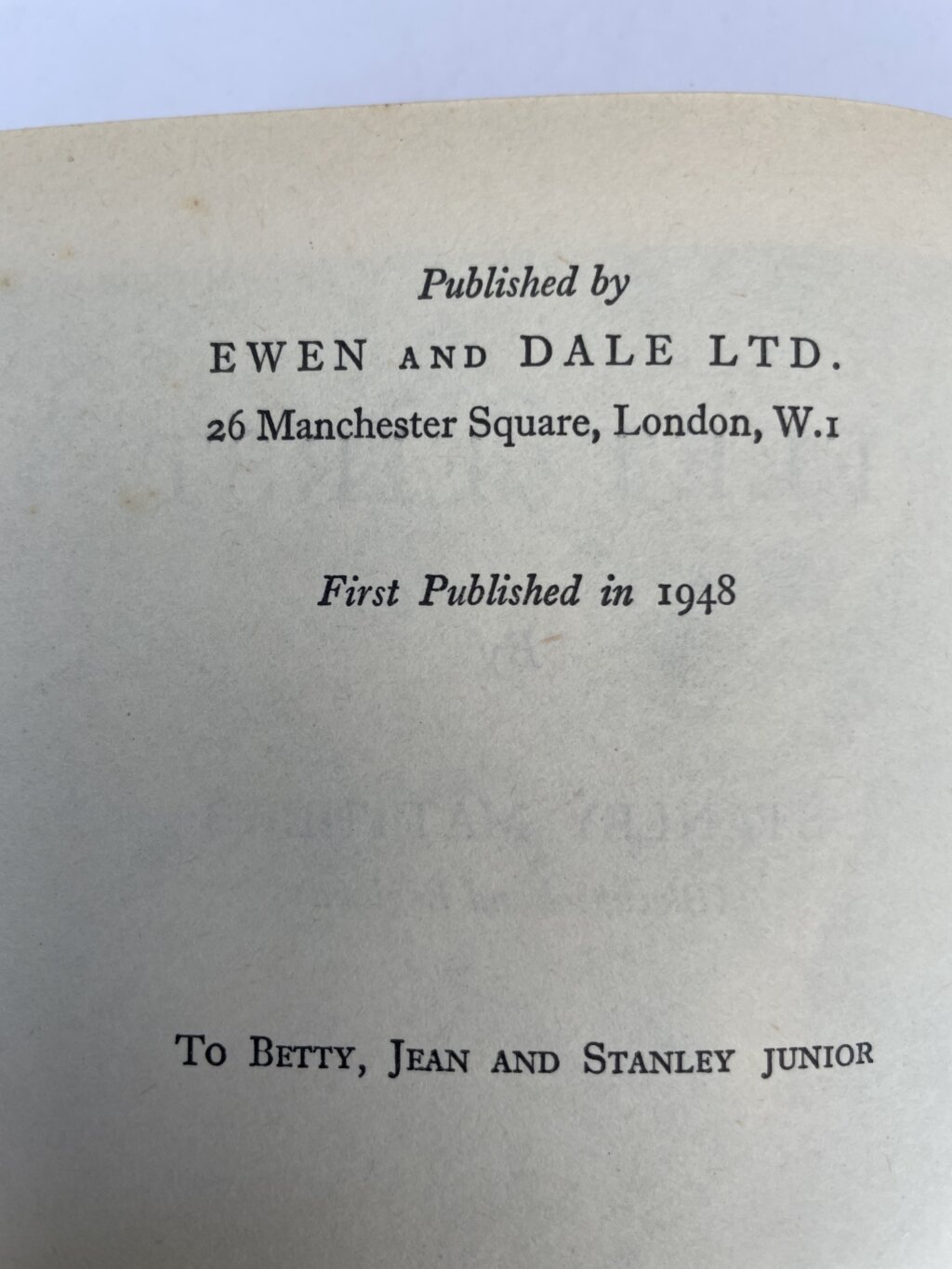 stanley mathews feet first first edi2