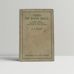 aa milne toad of toad hall first ed1