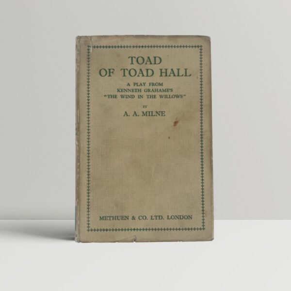 aa milne toad of toad hall first ed1