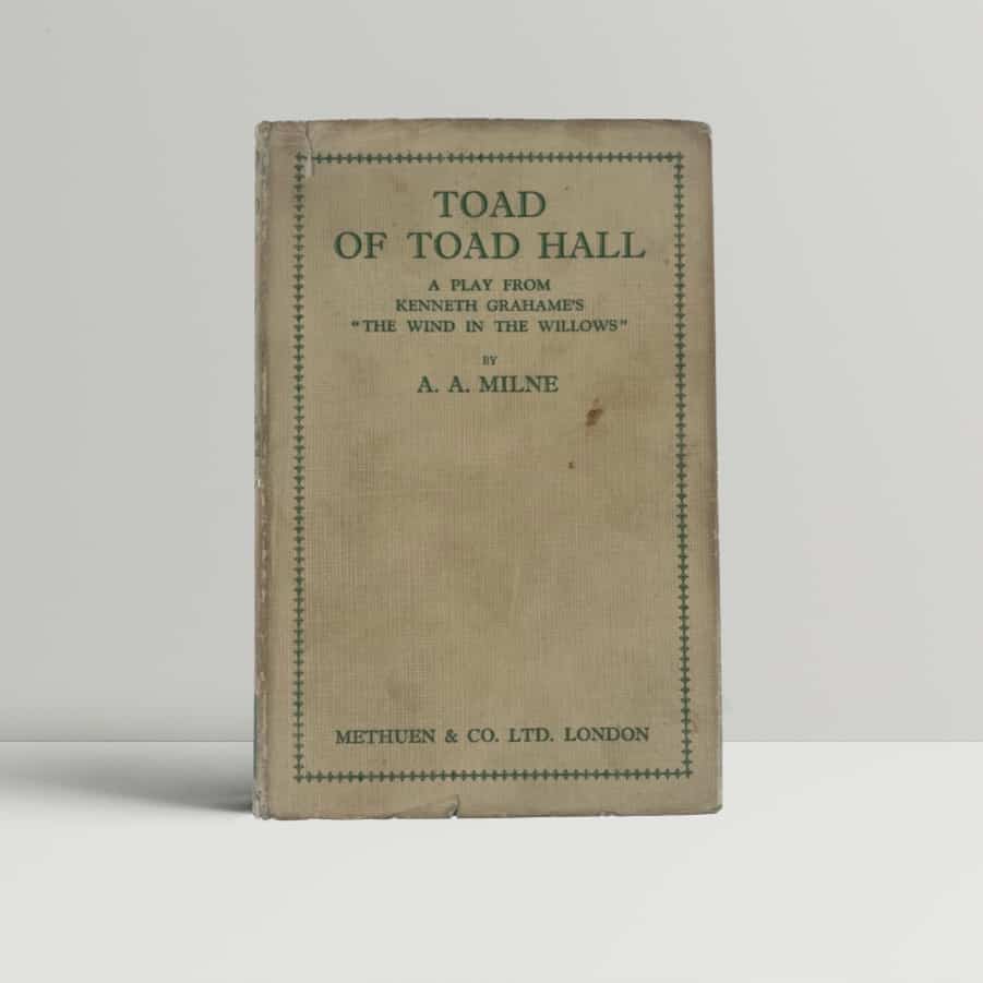 aa milne toad of toad hall first ed1