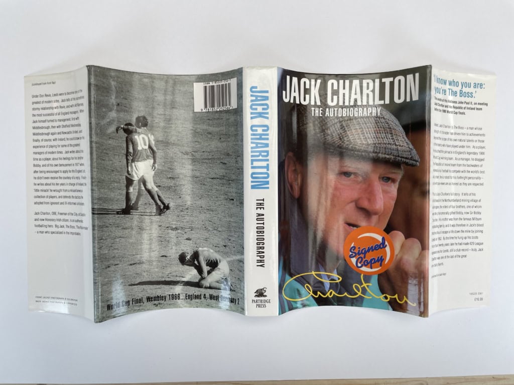 jack charlton signed auto first4