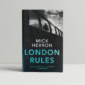 mick herron london rules signed first edi1