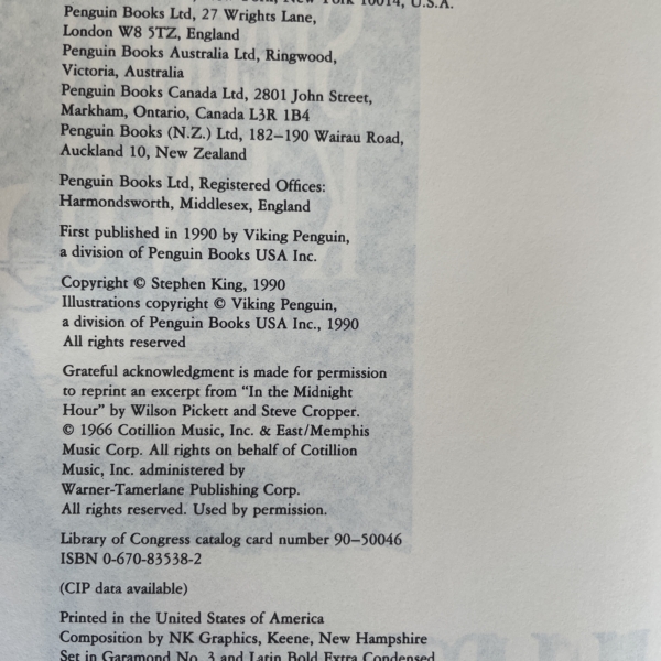 stephen king four past midnight first us 2