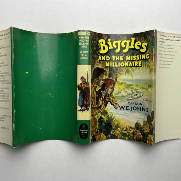 we johns biggles and the missing millionaire first ed4