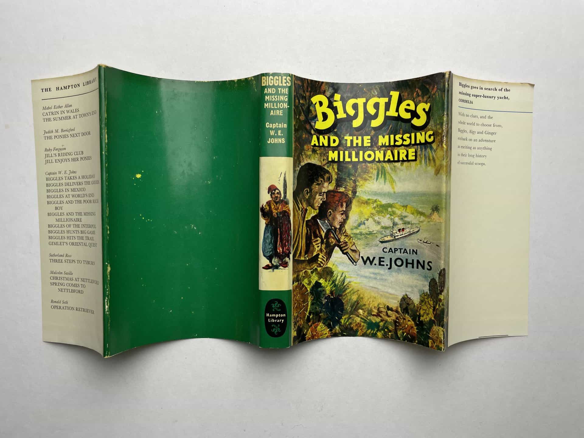 we johns biggles and the missing millionaire first ed4
