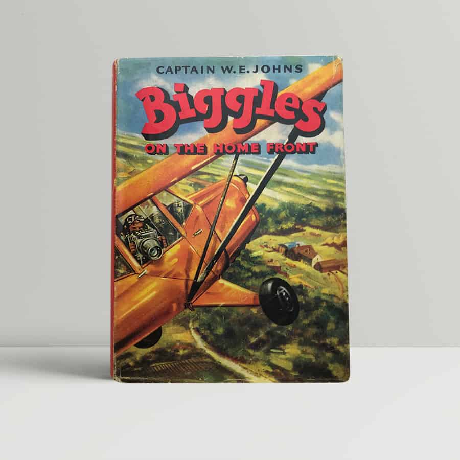 W.E. Johns - Biggles On The Homefront - First UK Edition 1957