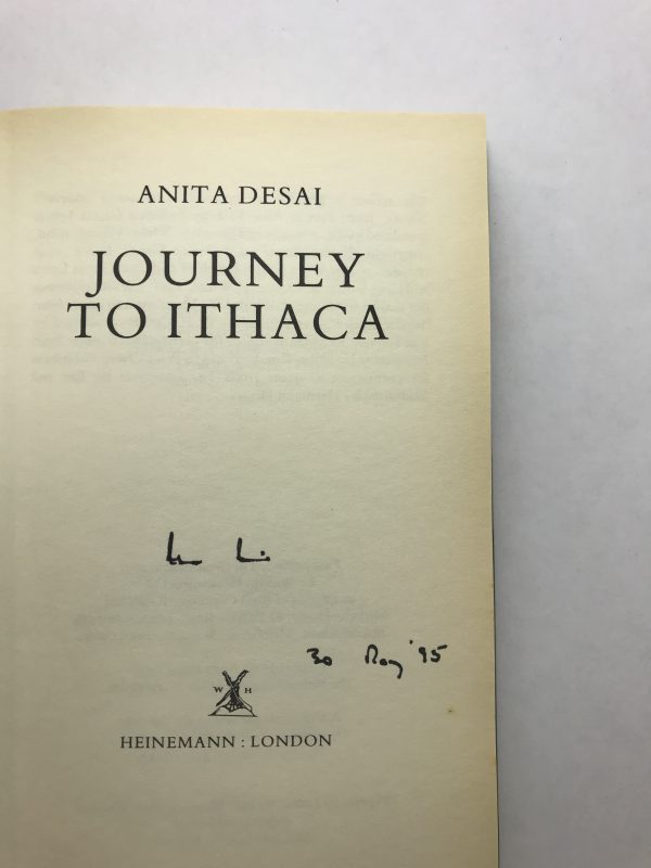 anita desai journey to ithaca signed first edition2