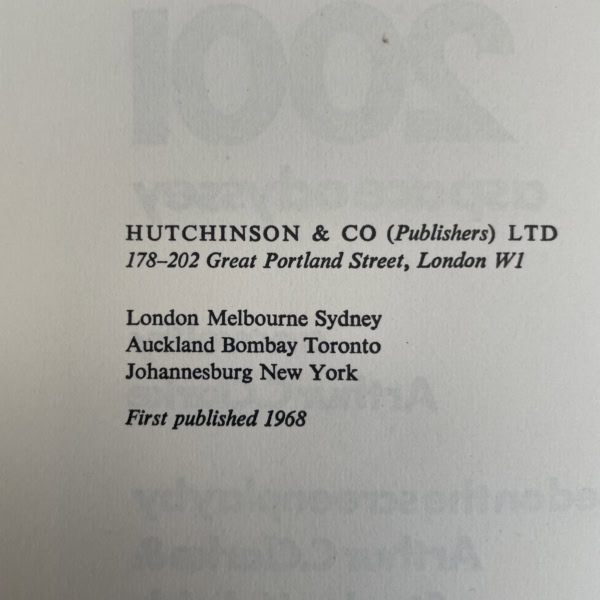 arthur c clarke 2001 a space odyssey first 2