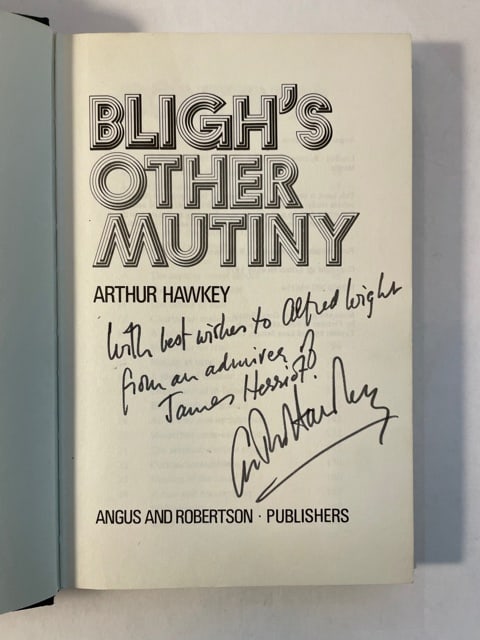 arthur hawker blighs other mutiny signed first edition2