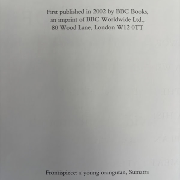 david attenborough the life of mammals first ed2