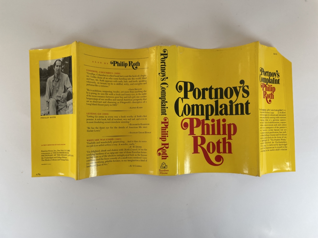 philip roth portnoys complaint first ed4
