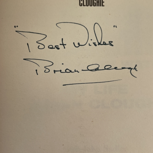 brian clough walking on water signed first ed2