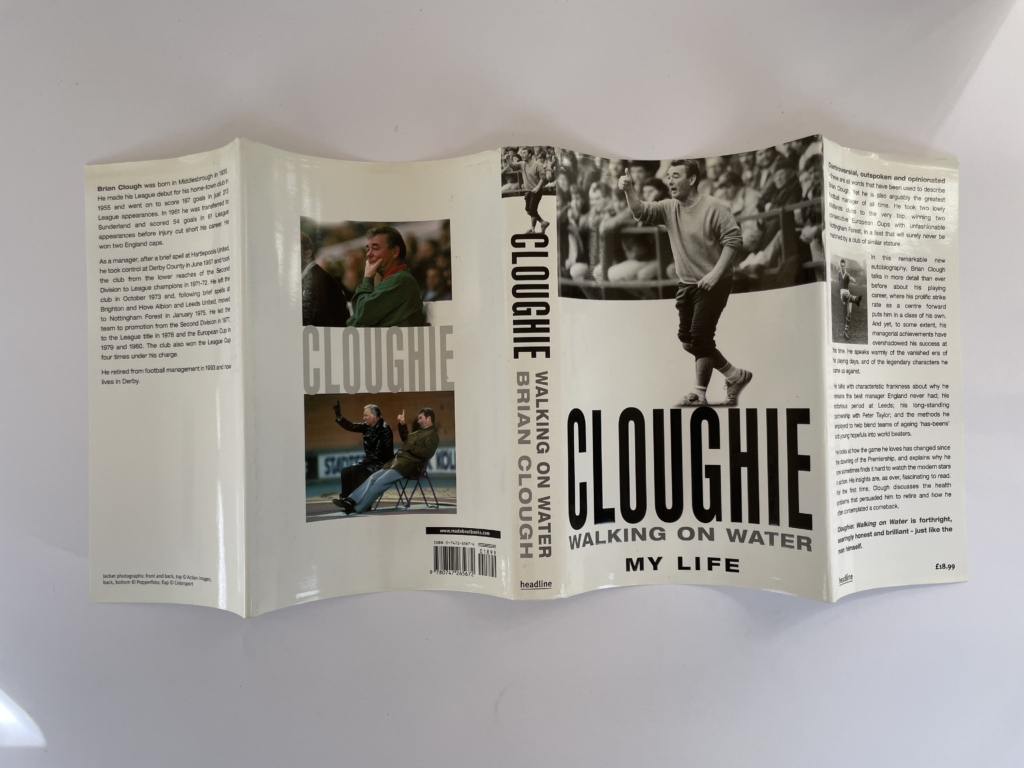 brian clough walking on water signed first ed5