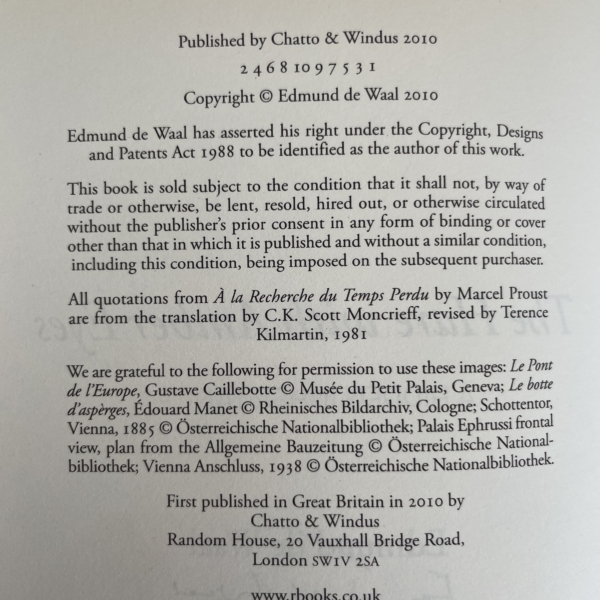 edmund de waal the hare with amber eyes signed first3