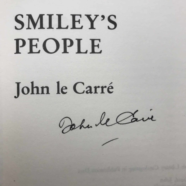 john le carre smileys people signed first2