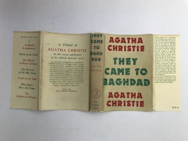 agatha christie they came to baghdad firsted4