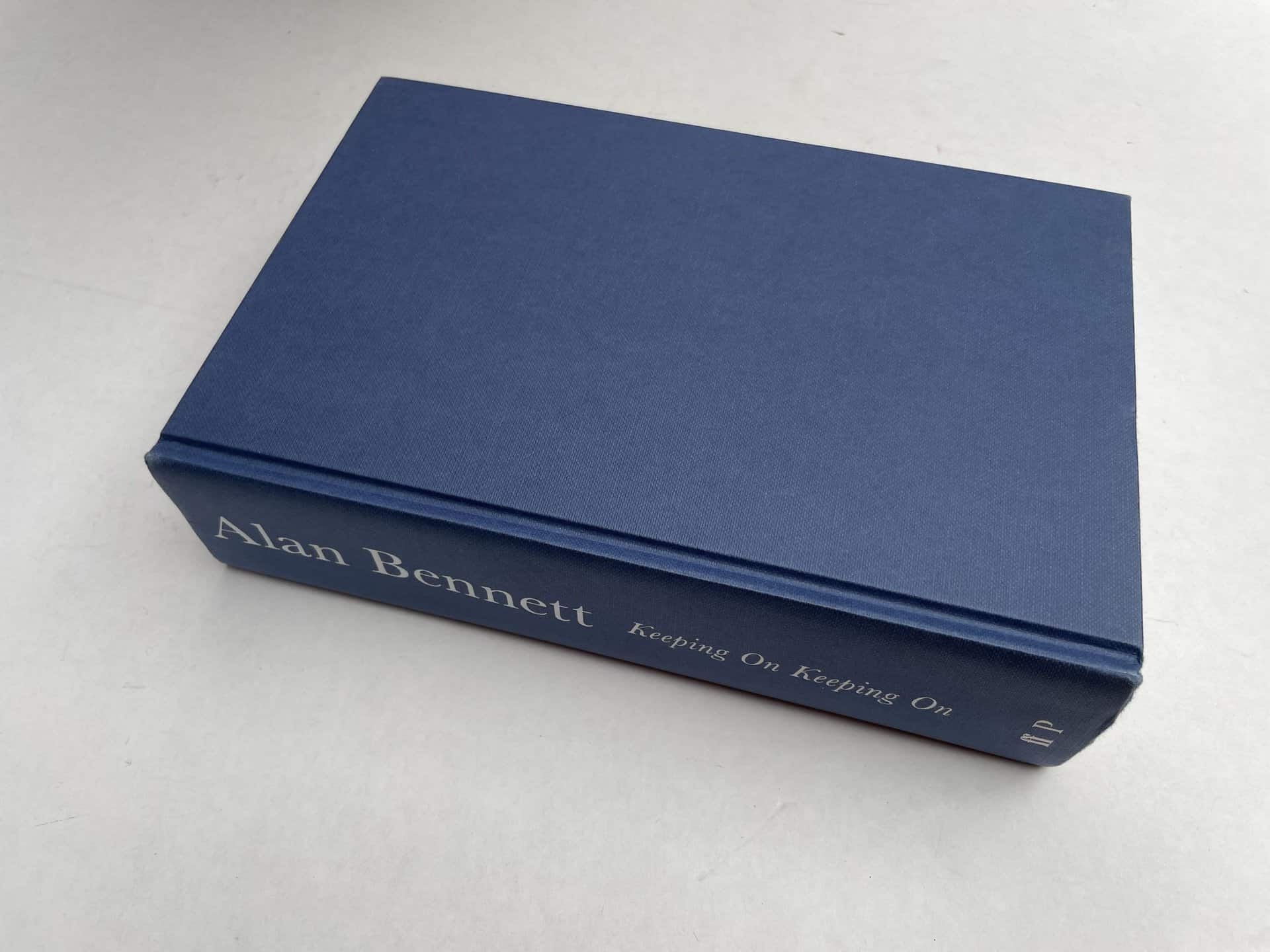 alan bennett keeping on signed first edition4