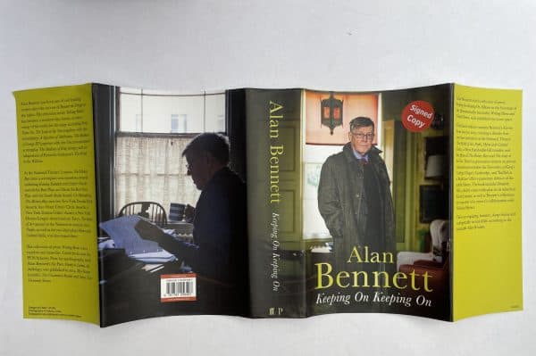 alan bennett keeping on signed first edition5