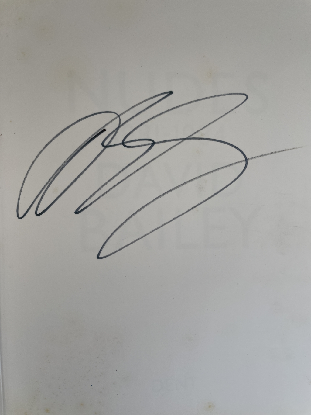 david bailey nudes signed first edition2
