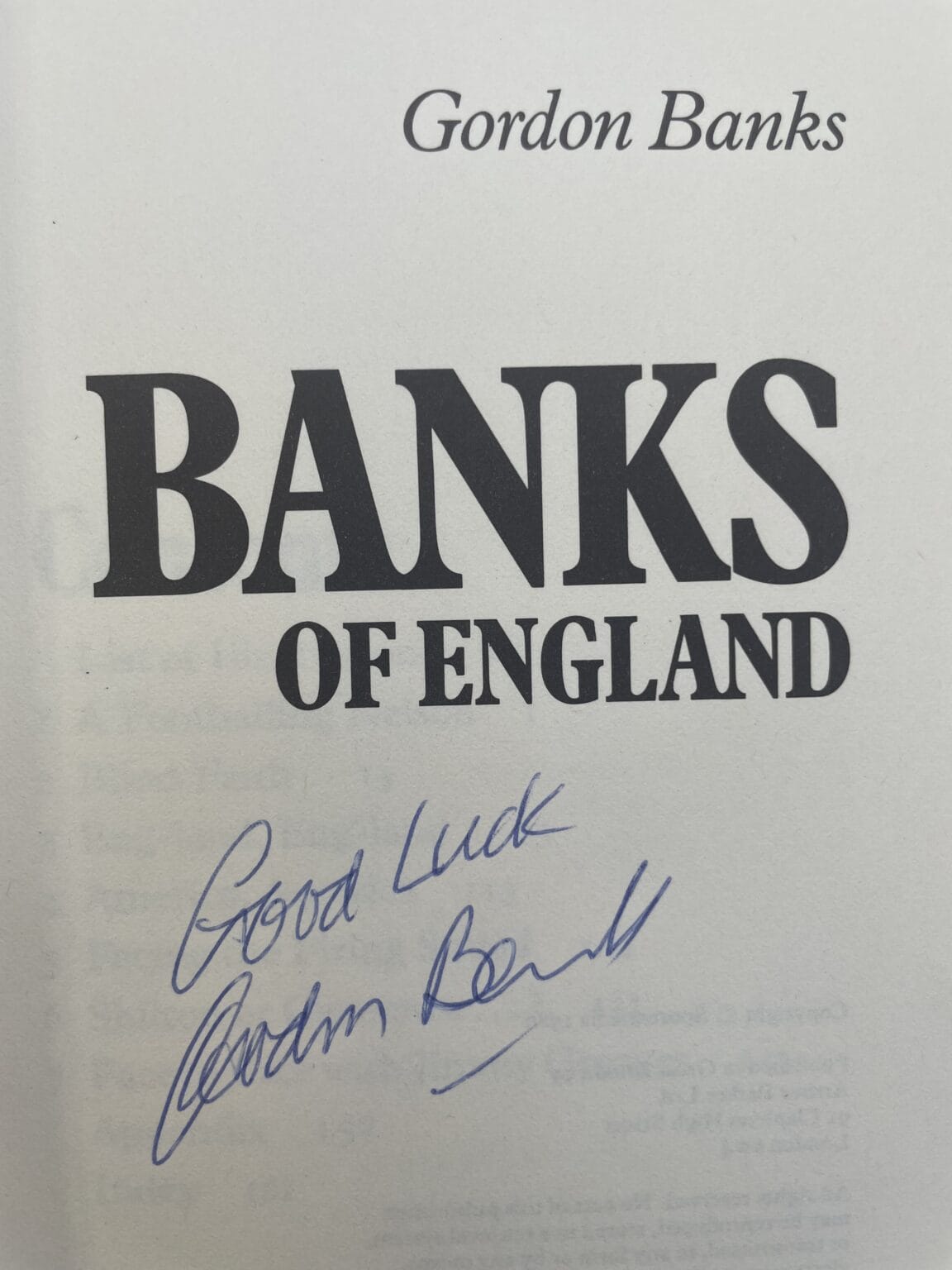 gordon banks banks of england signed first2