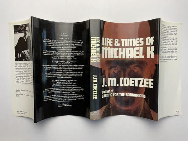jm coetzee life and times of michael k signed first edition5 1
