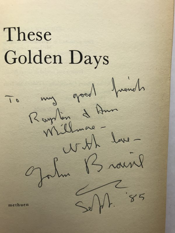 john braine these golden days signed first ed2