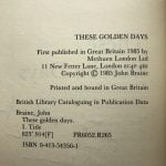 john braine these golden days signed first ed3