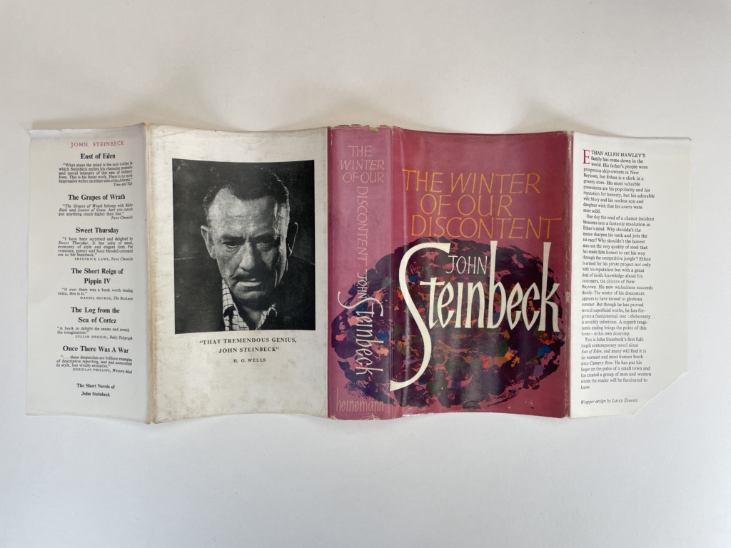 john steinbeck the winter of our discontent first edition4