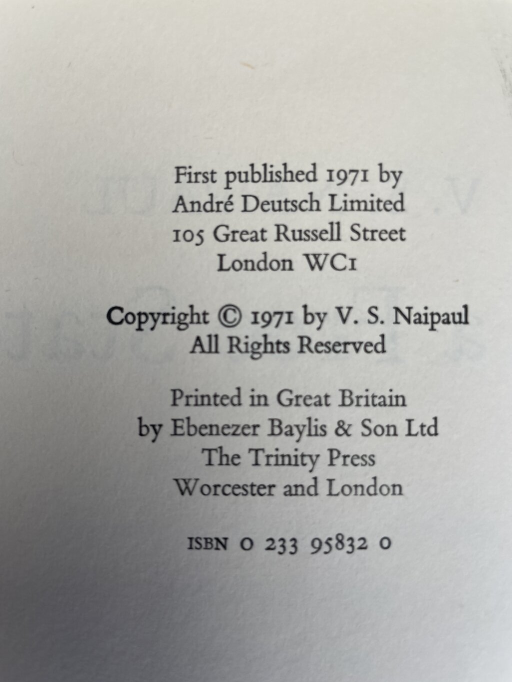 vs naipaul in a free state first2