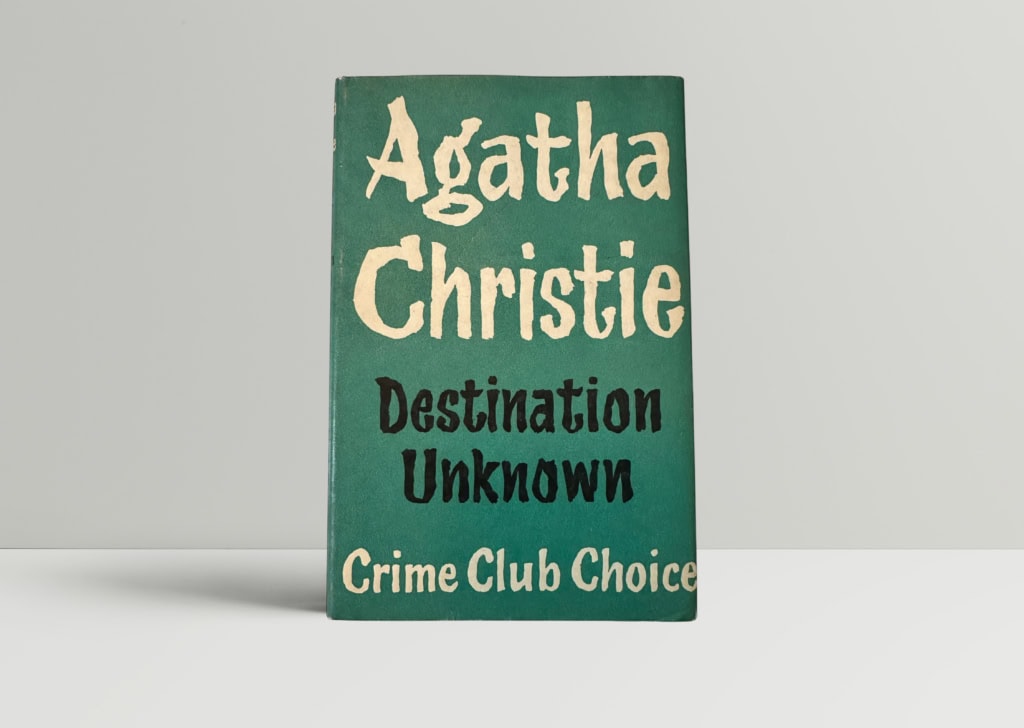 Destination Unknown First Edition Agatha Christie - Inscribed to her Nephew