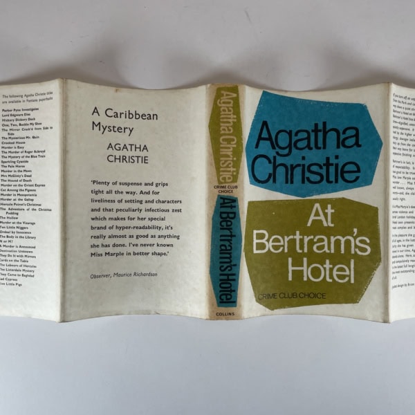 agatha christie at bertrams hotel first edition4