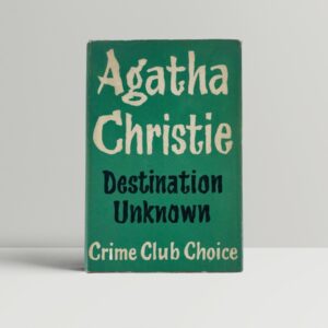 agatha christie destination unknown first edi1