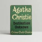 agatha christie destination unknown firsted125 1