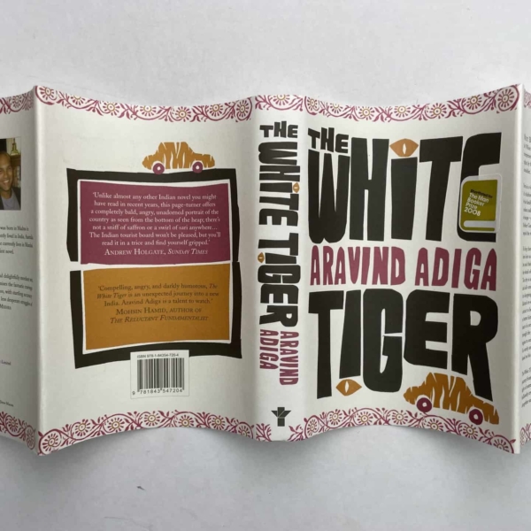 aravind adiga the white tiger signed first ed5 1