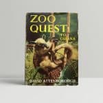 david attenborough zoo quest to guiana signed firsted1
