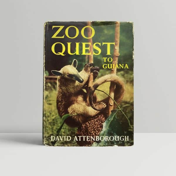 david attenborough zoo quest to guiana signed firsted1