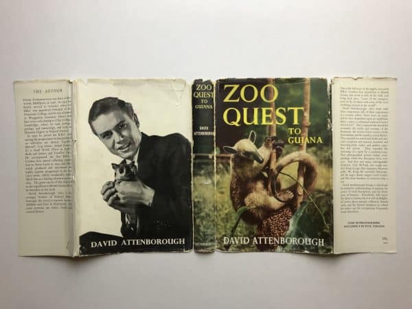 david attenborough zoo quest to guiana signed firsted5
