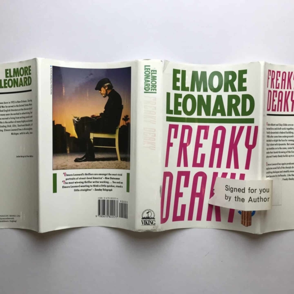 elmore leonard freaky deaky signed first ed5