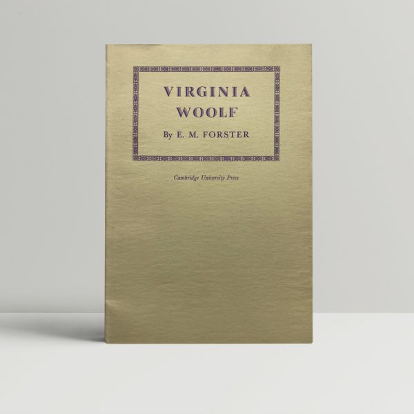em forster virginia woolf 1st ed1