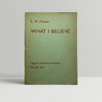 em forster what i believe first ed1