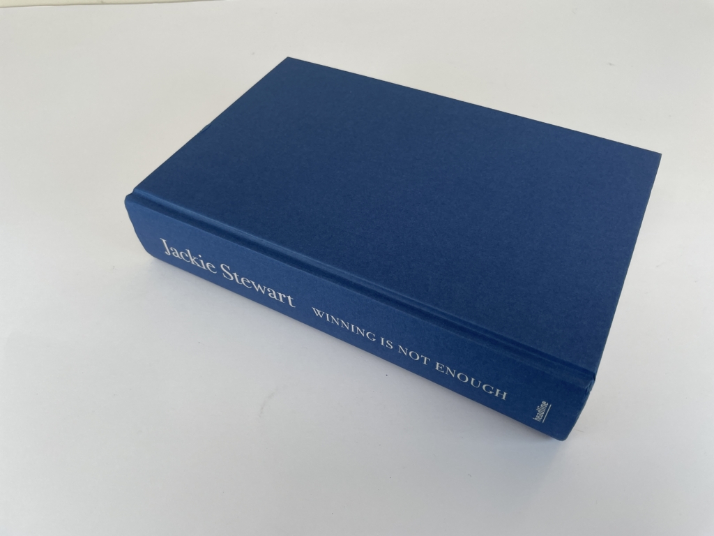 jackie stewart winning is not enough signed first4