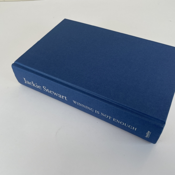 jackie stewart winning is not enough signed first4