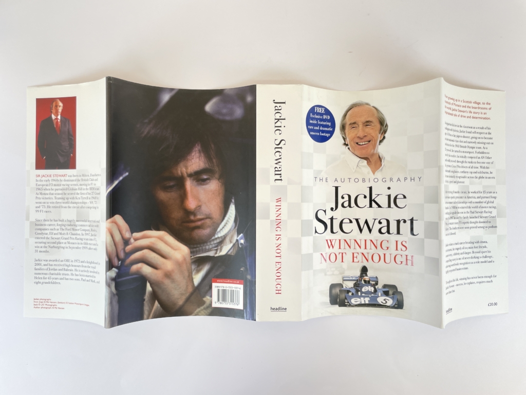 jackie stewart winning is not enough signed first5