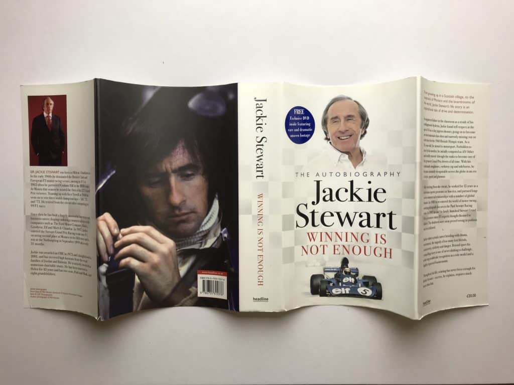 jackie stewart winning is not enough signed first edition5